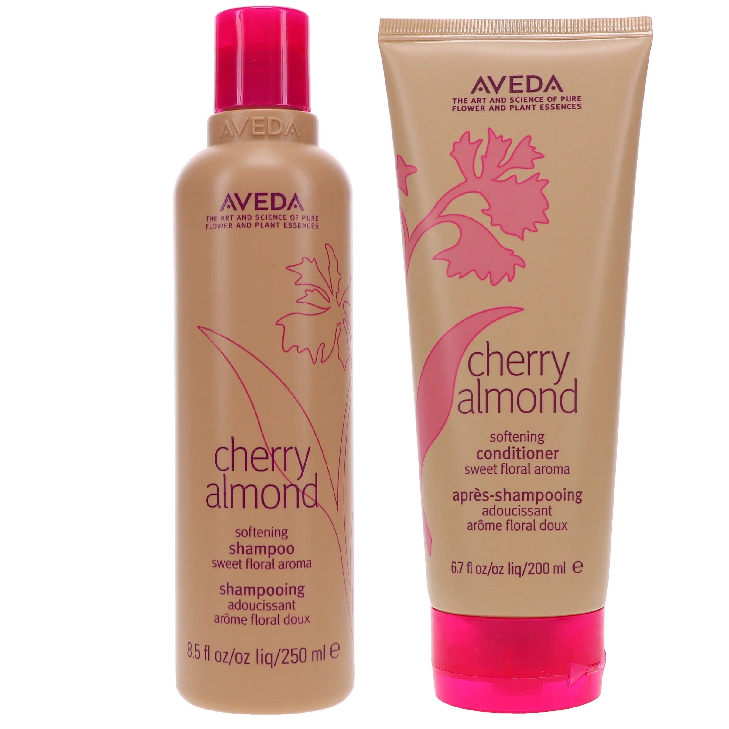 Aveda Cherry Almond Shampoo 8.5 oz & Conditioner 6.7 oz SET