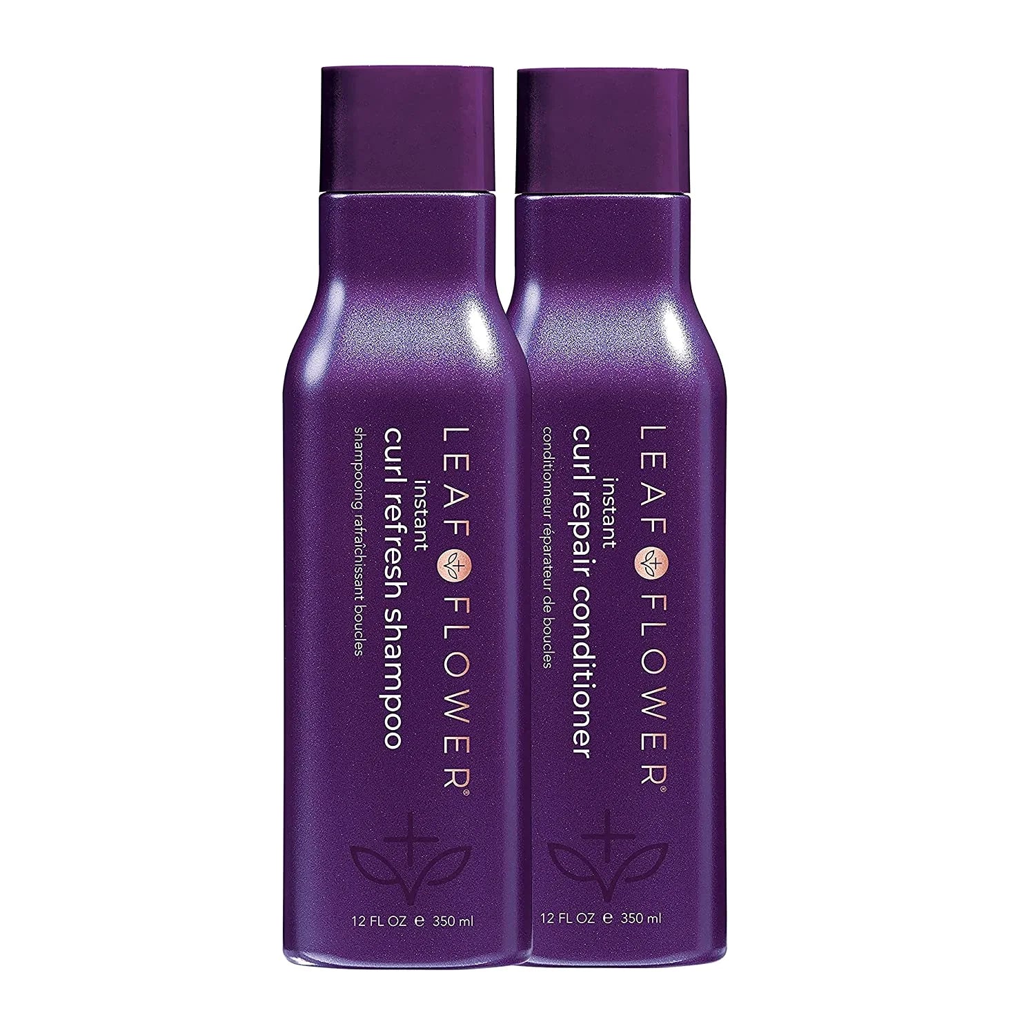 Leaf & Flower Curl Shampoo and Conditioner Duo 12 oz set