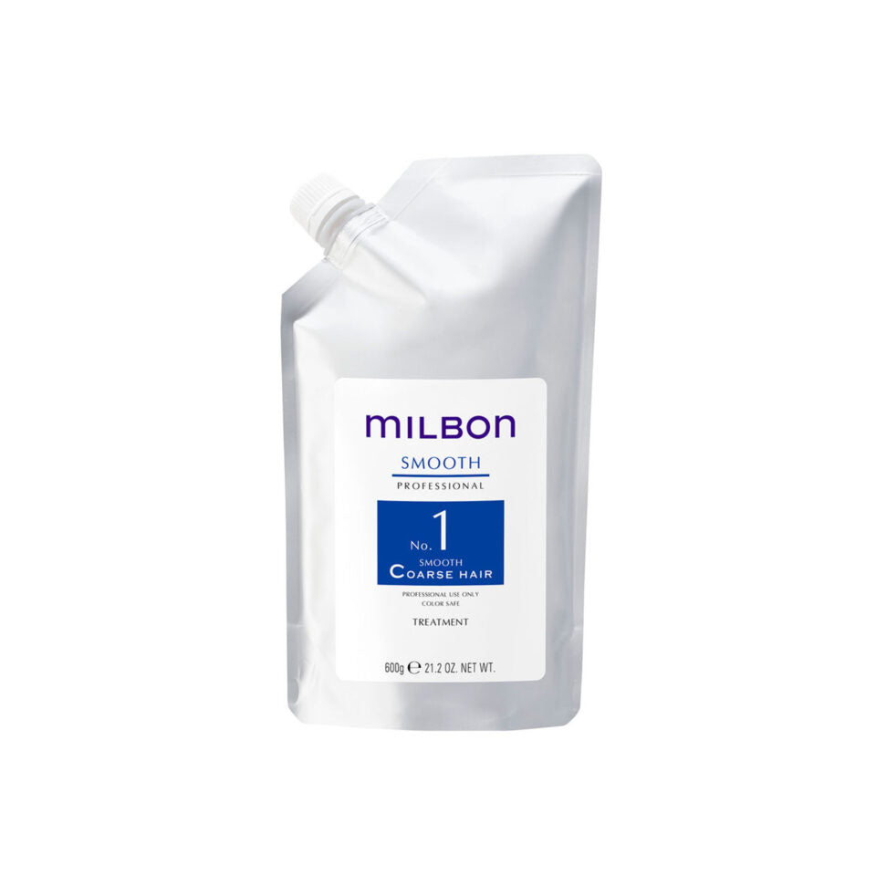 Milbon Smooth Smoothing # 1 Coarse Hair Smooth 21.2 oz Professional Treatment