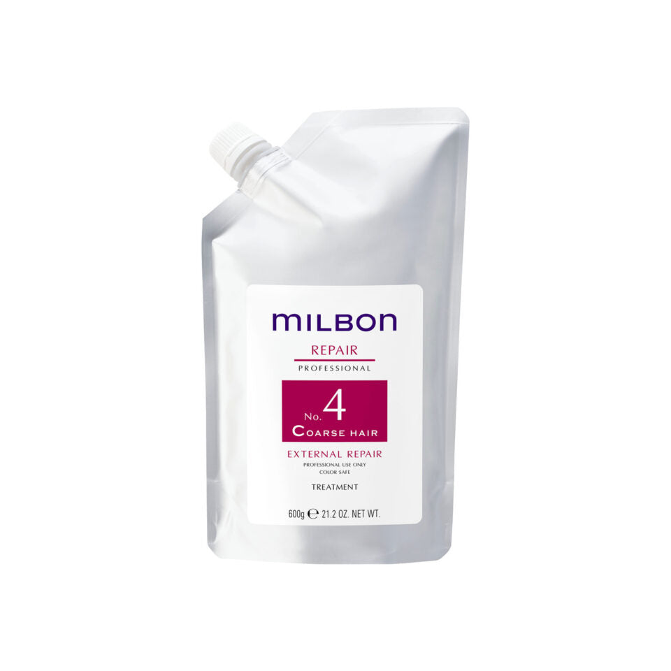 Milbon Repair Restorative # 4 Coarse Hair External 21.2 oz Professional Treatment