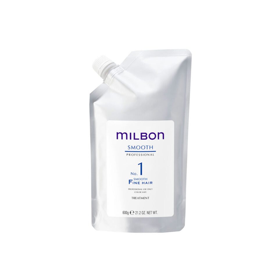 Milbon Smooth Smoothing #1 Fine Hair Smooth 21.2 oz Professional Treatment
