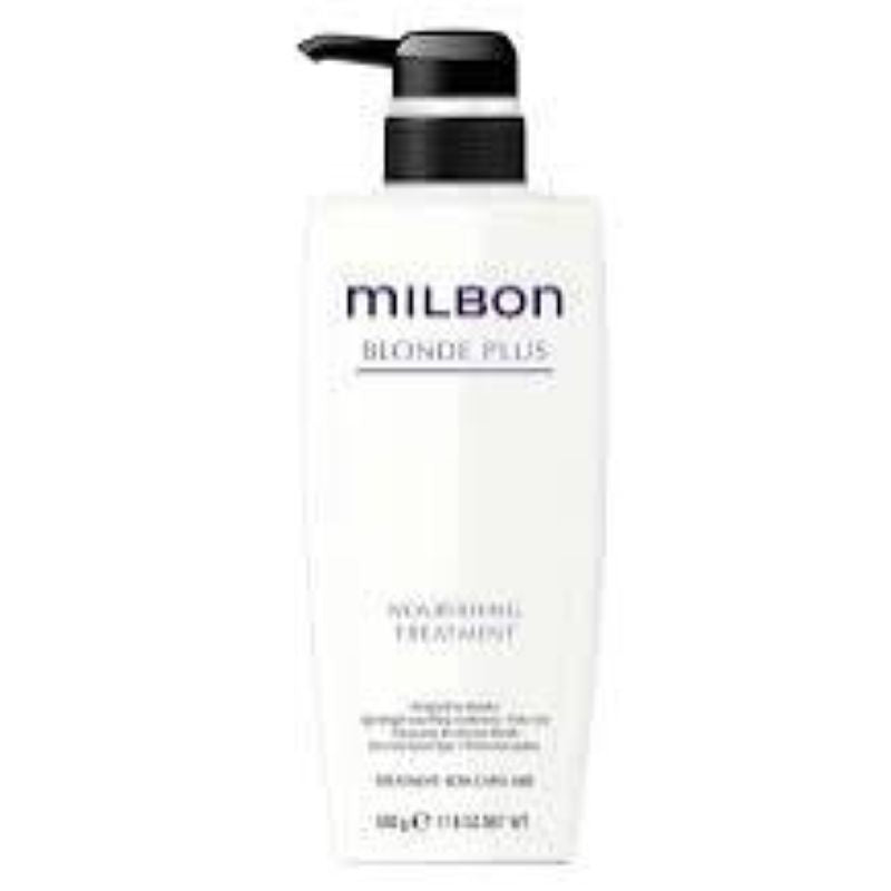 Milbon Blonde Plus Nourishing Treatment 16.9 oz for Bleached hair