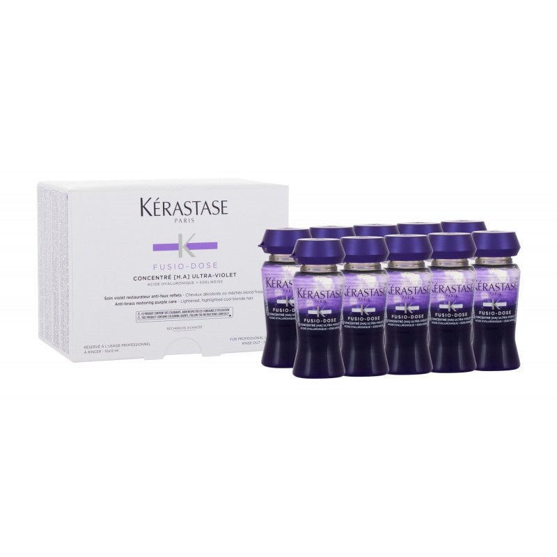Kerastase Blonde Fusio Dose Concentre H.A Ultra-Violet Blonde 10 x 0.4oz Blond Absolu