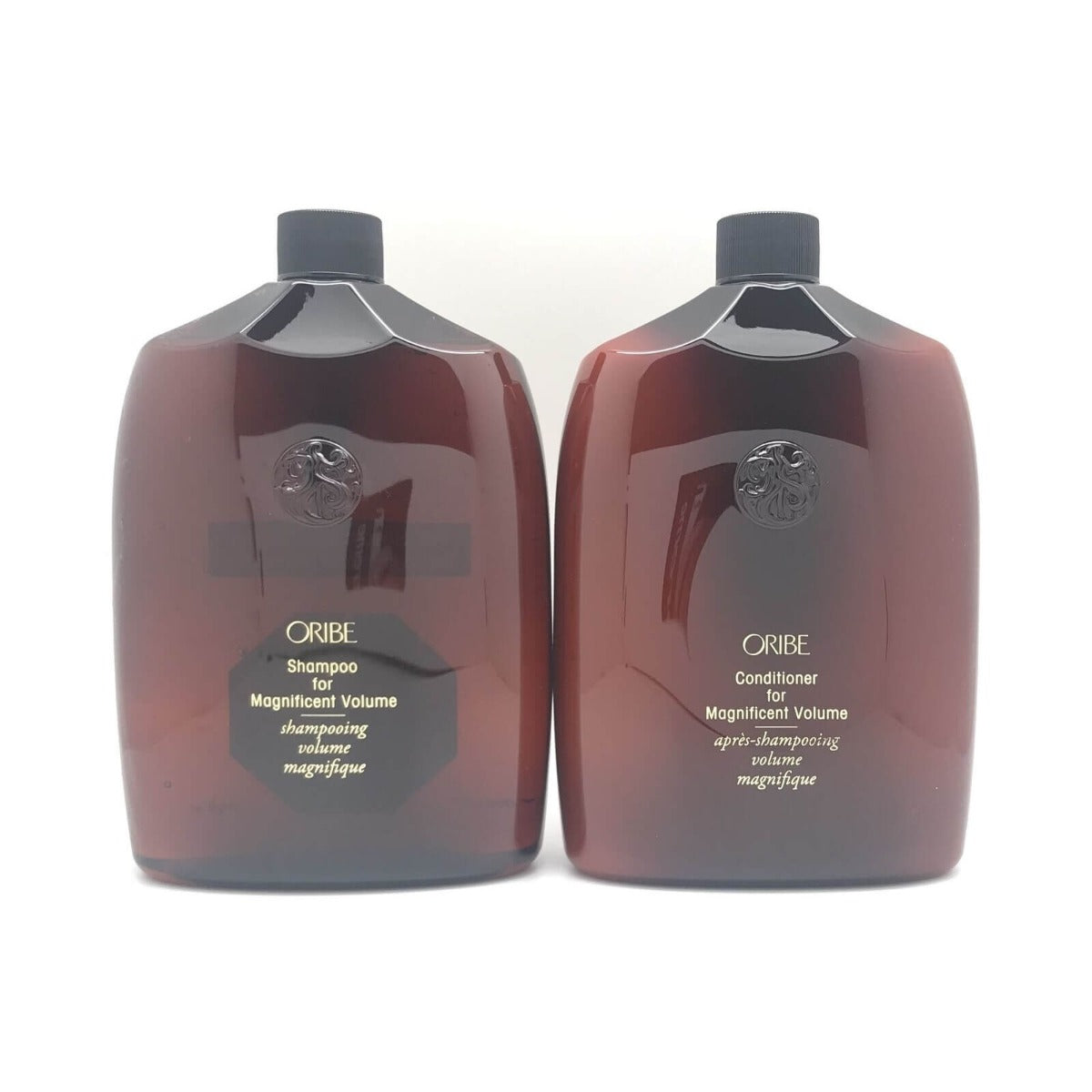 Oribe Shampoo for Magnificent Volume and Conditioner 33.8 oz Set No Pumps
