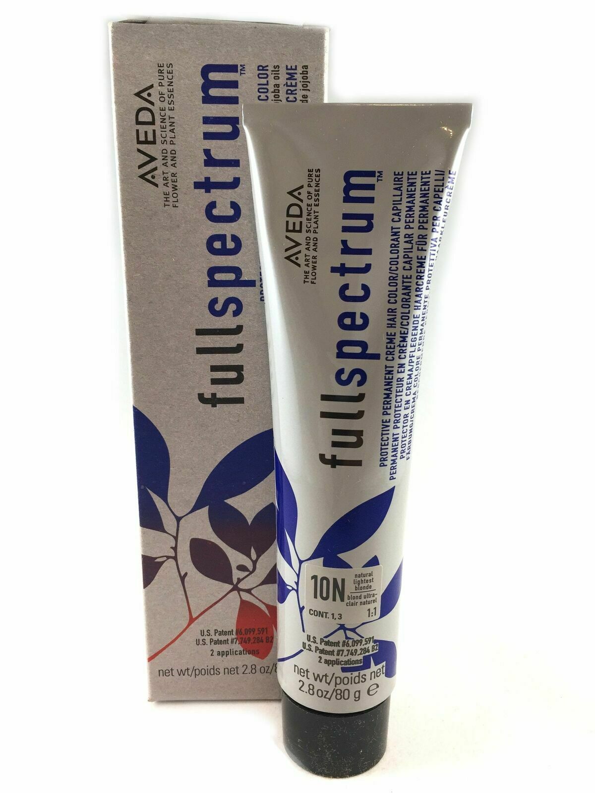 Aveda Color Full Spectrum Permanent 10N Natural Lightest Blonde 2.8 oz