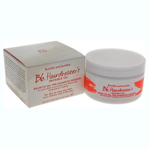 Bumble and Bumble Hairdresser's Invisible Oil Balm-to-oil Pre Shampoo Masque, 3 oz