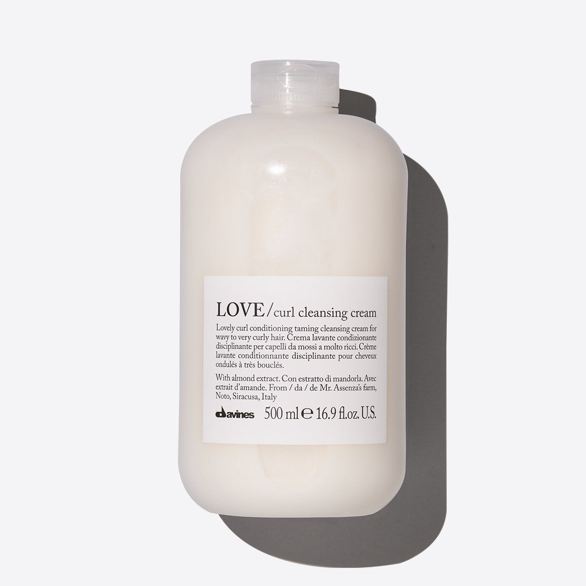 Davines LOVE CURL Cleansing Cream Curl Cleansing Cream for Wavy and Curly Hair 16.9oz