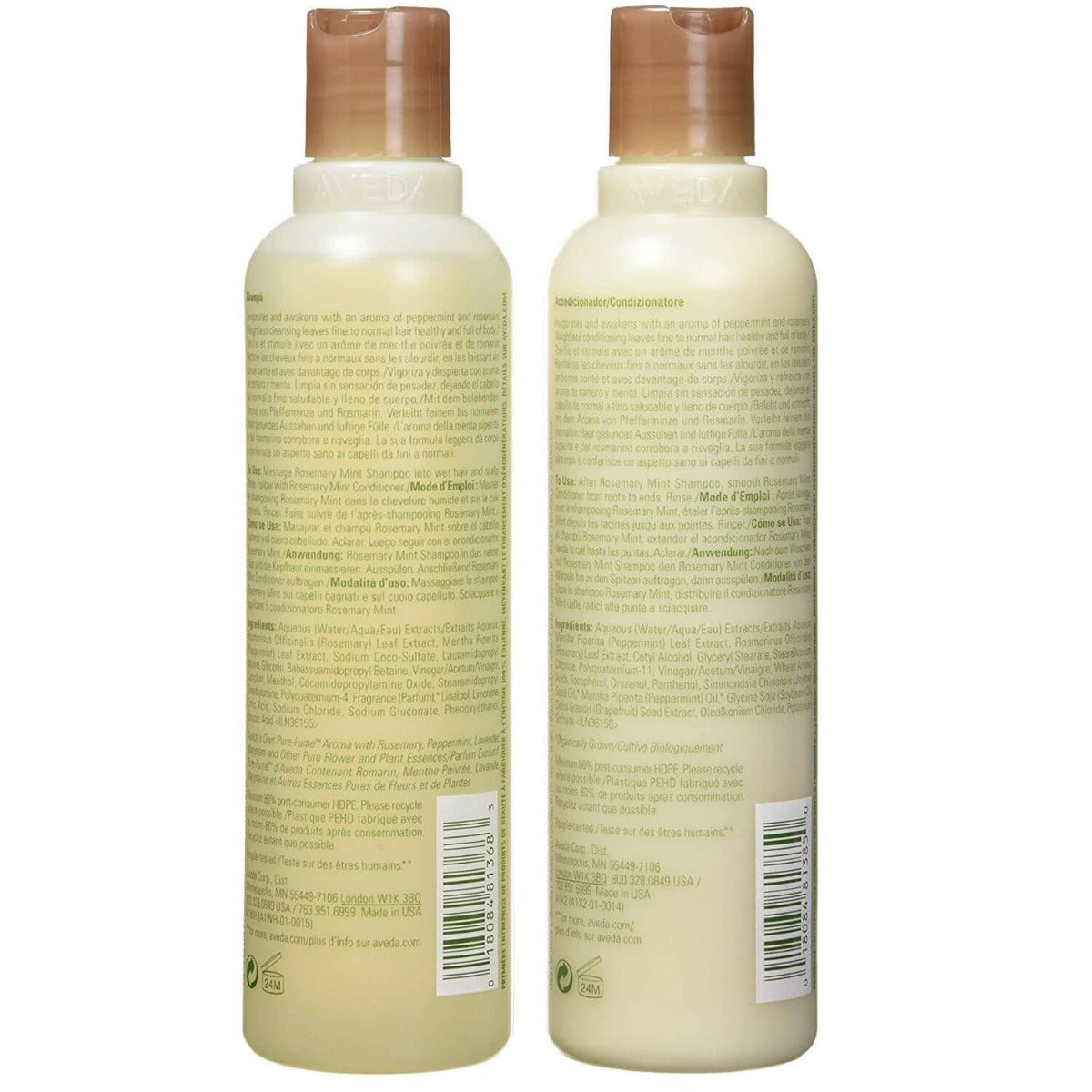 Aveda Rosemary Mint Shampoo & Conditioner 8.5 oz each Set Discontinued !!!