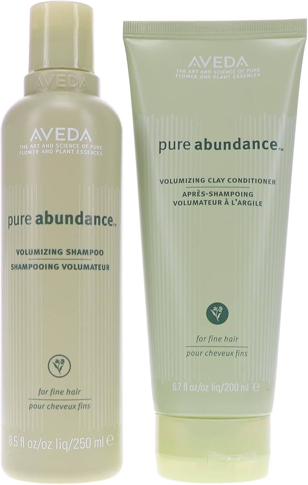Aveda Pure Abundance Volumizing Shampoo 8.5 oz & Clay Conditioner 6.7 oz SET