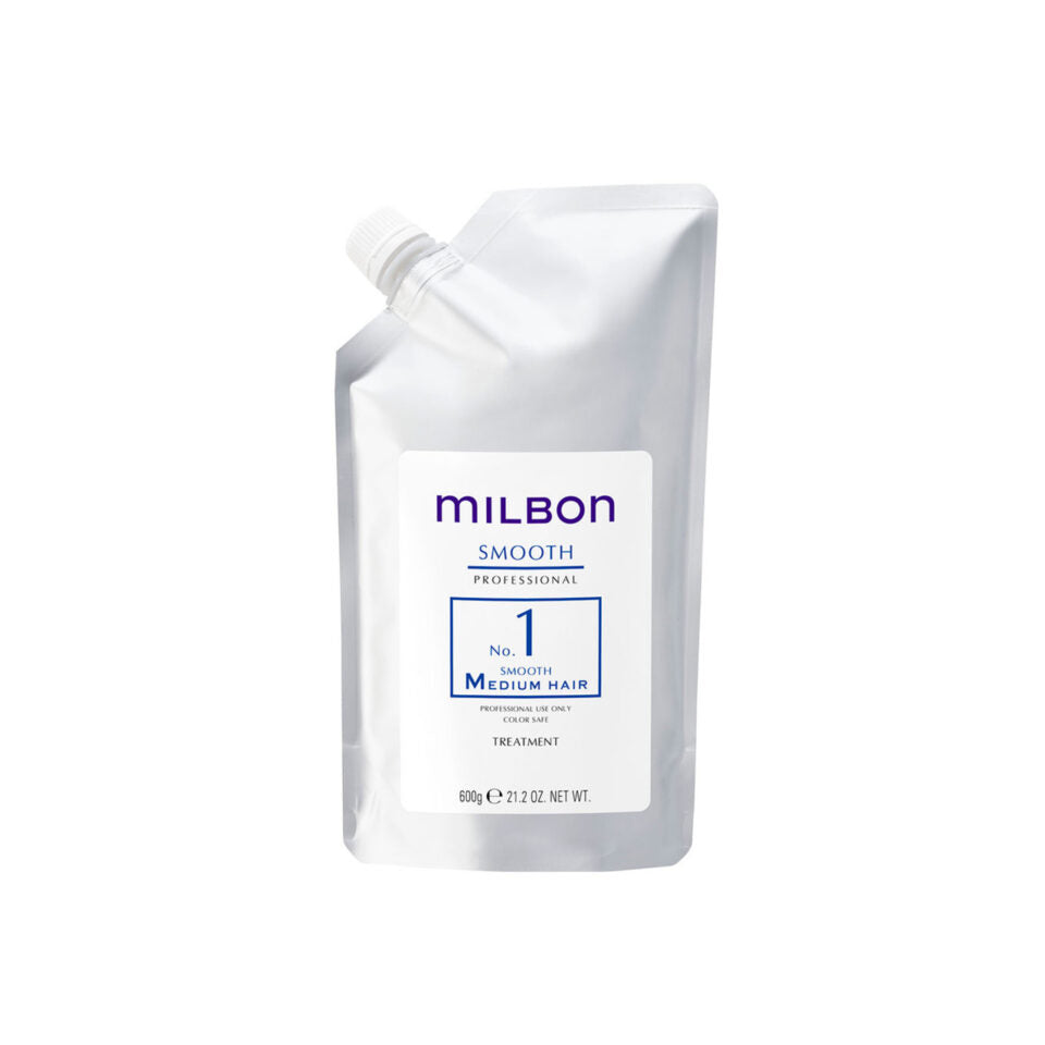 Milbon Smooth Smoothing # 1 Medium Hair Smooth 21.2 oz Professional Treatment