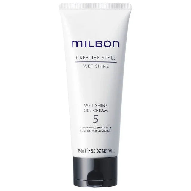 Milbon Creative Style Wet Shine Gel Cream # 5 5.3 oz