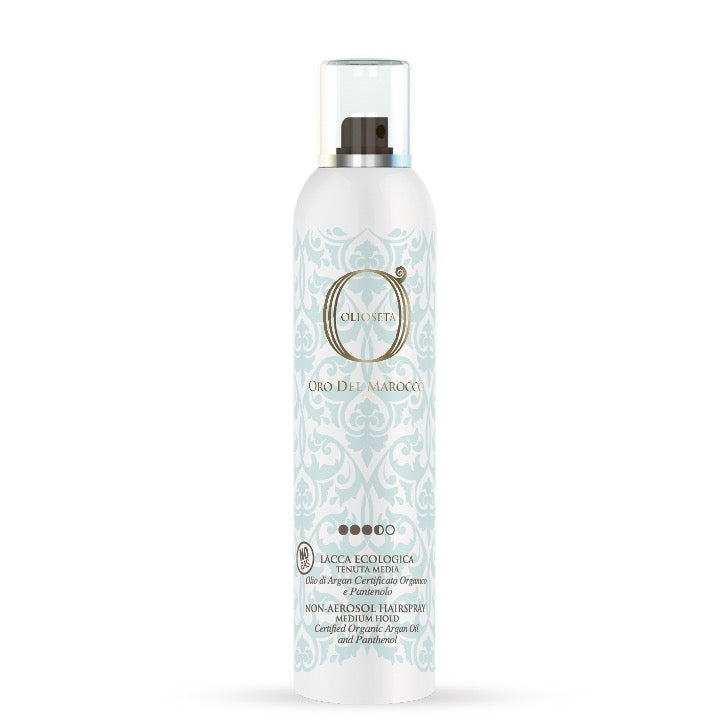 OLIOSETA Oro Del Marocco Non-Aerosol Hairspray Medium Hold 10.14oz