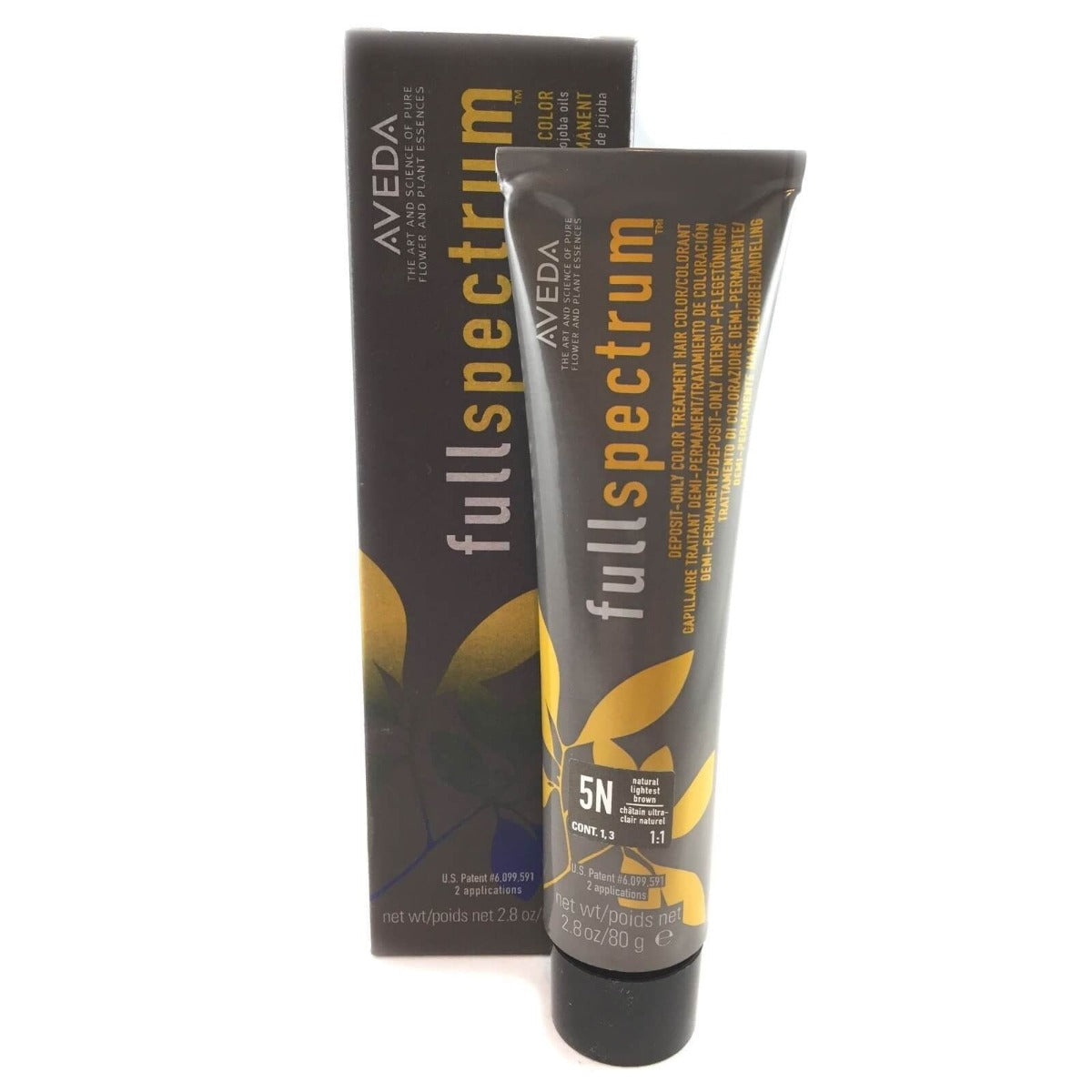 Aveda Color Full Spectrum Demi-Permanent 5N Natural Lightest Brown 2.8 oz