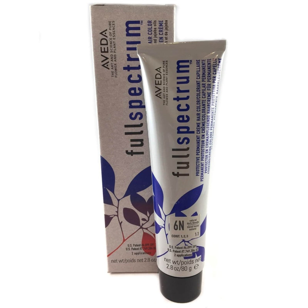 Aveda Color Full Spectrum 6N Natural Dark Blonde Hair Color Creme 2.8 oz