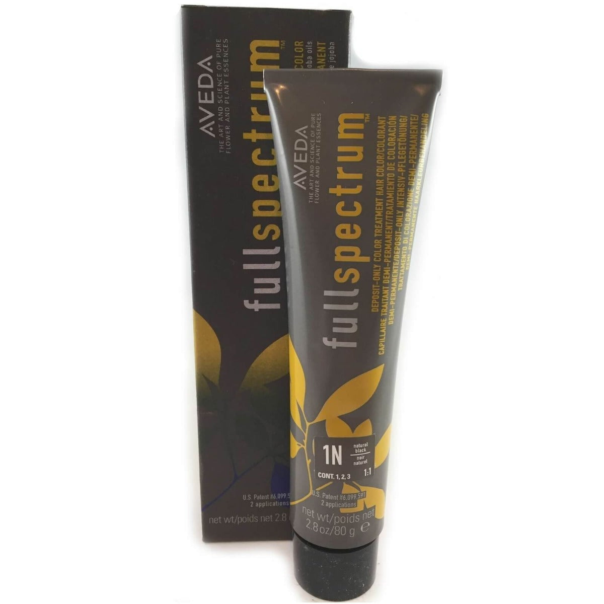 Aveda Color Full Spectrum Demi-Permanent 1N Natural Black 2.8 oz