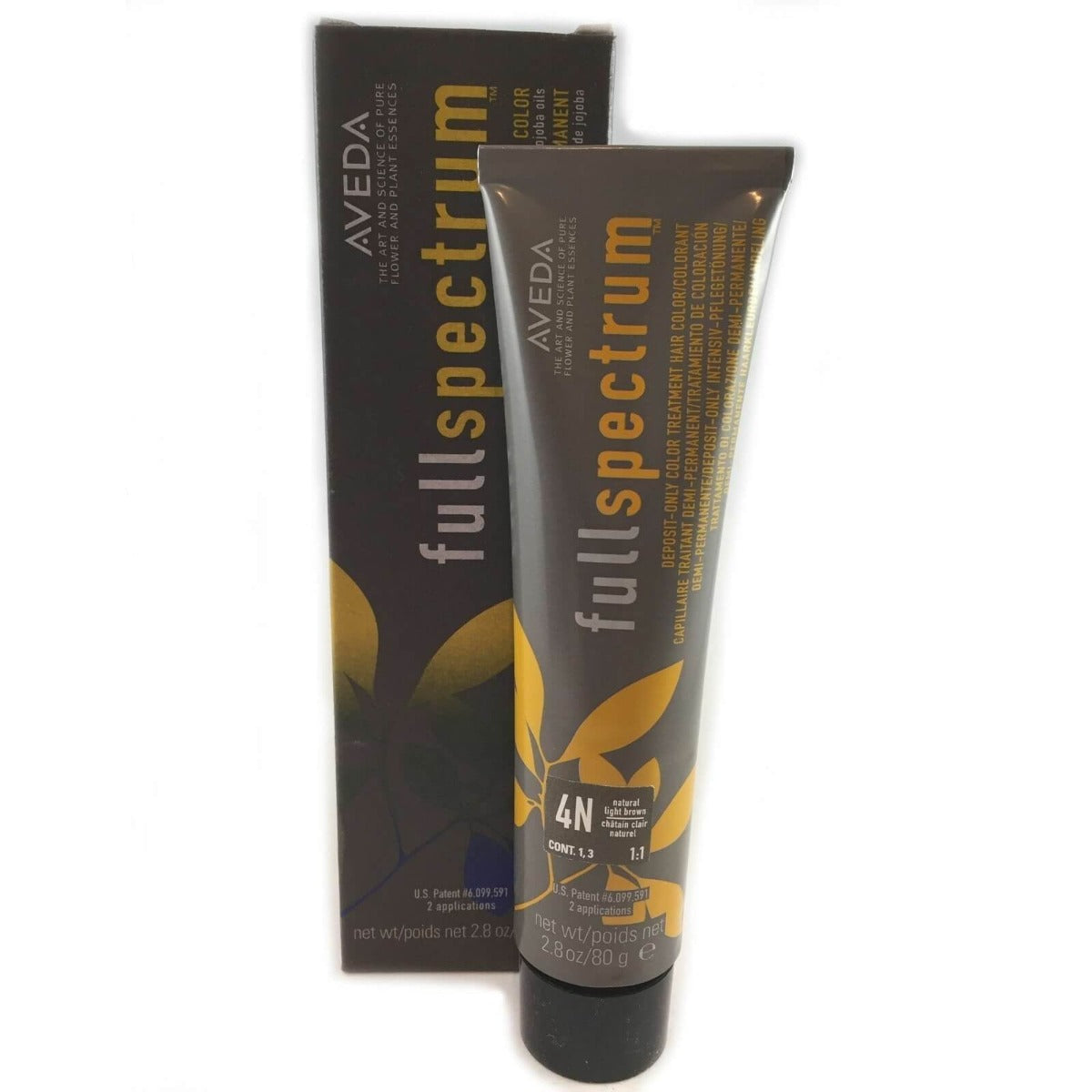 Aveda Color Full Spectrum Demi-Permanent 4N Natural Light Brown 2.8 oz