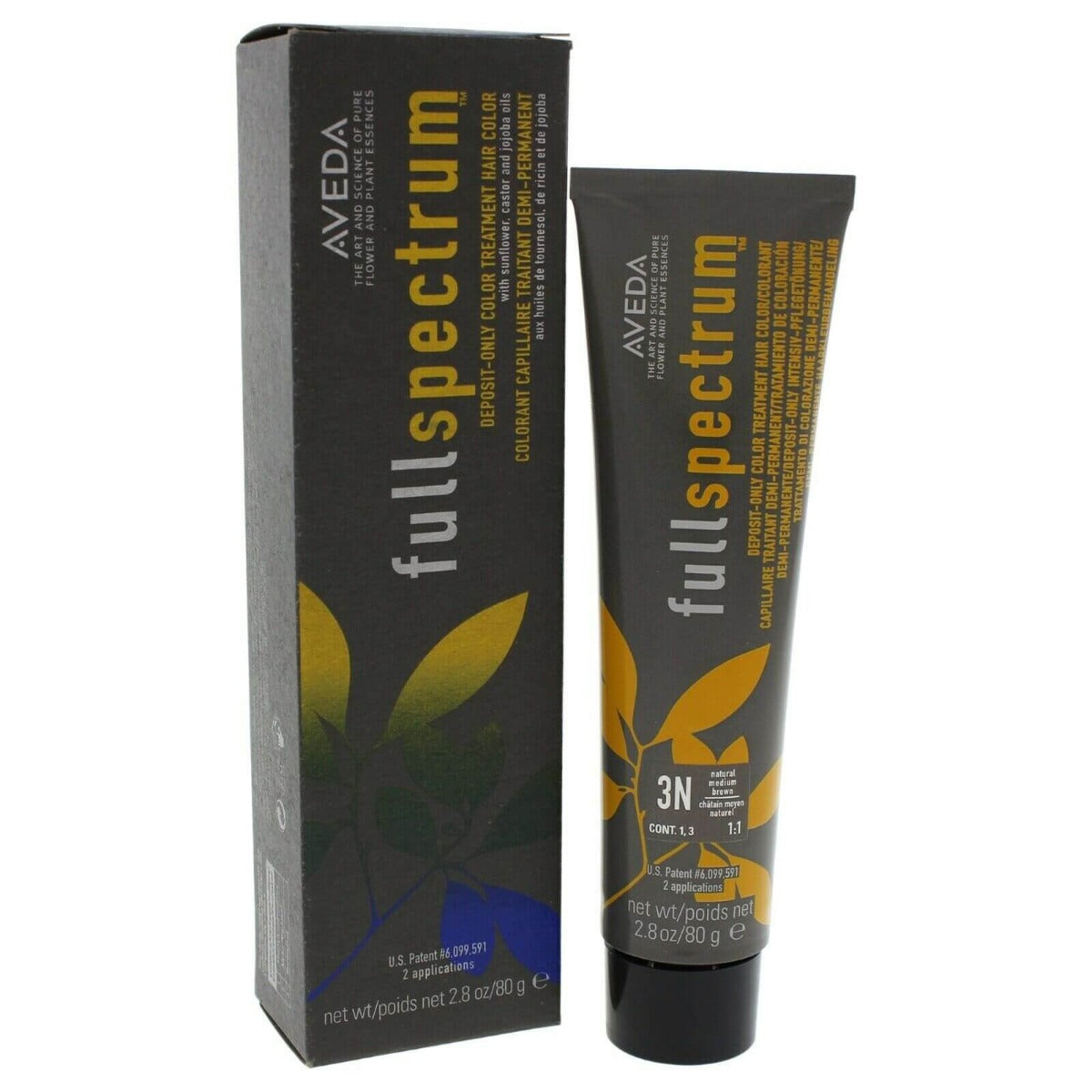 Aveda Color Full Spectrum 3N  Deposit Only Color Treatment Hair Color 2.8 oz