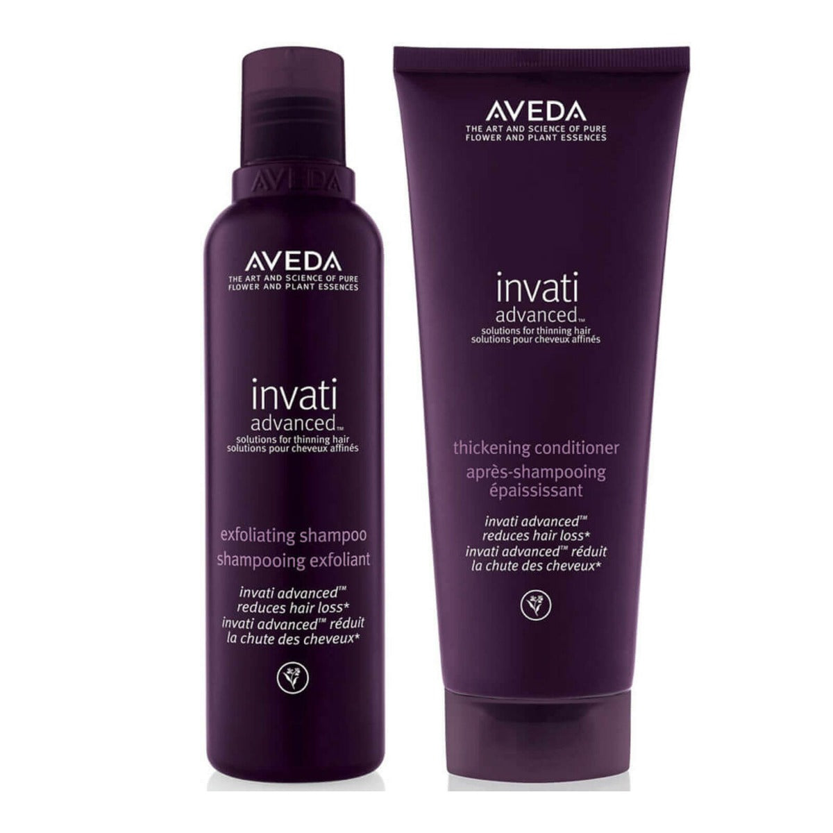 Aveda Invati Advanced Exfoliating Shampoo and Thickening Conditioner 6.7 oz SET