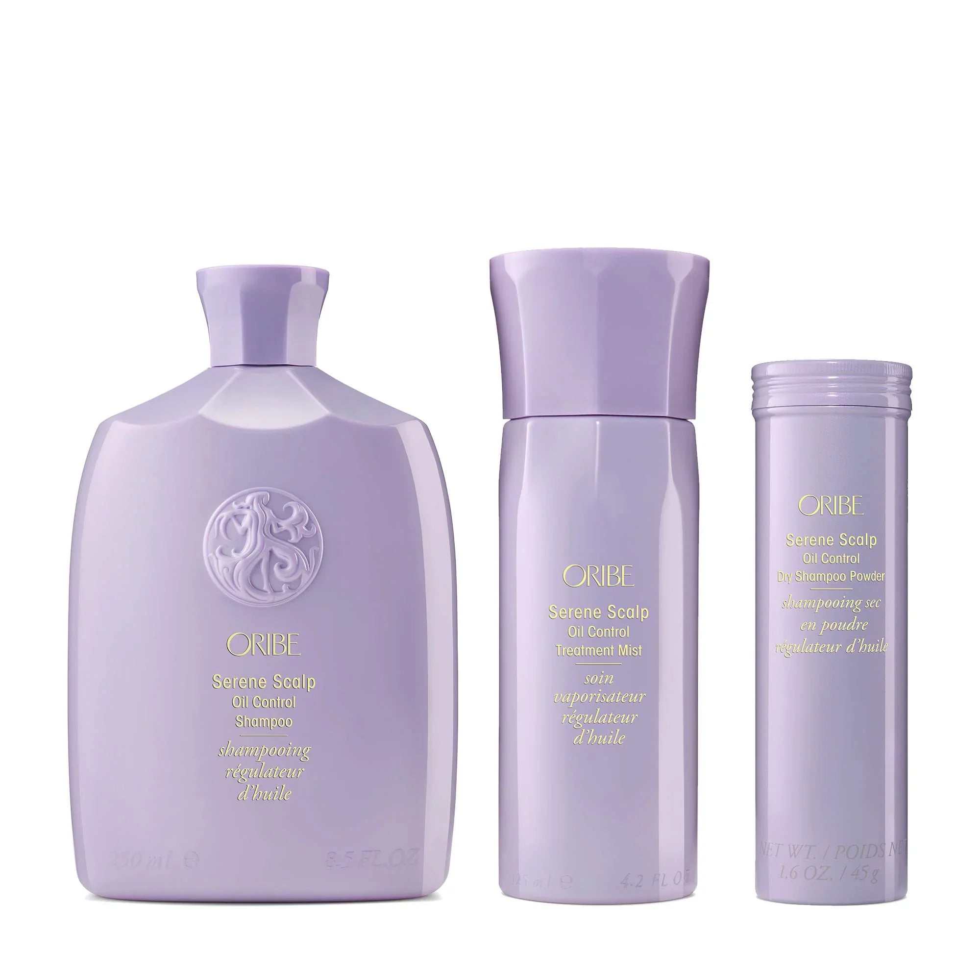 ORIBE Serene Scalp Oil Control Shampoo, Treatment & Dry Shampoo Bundle