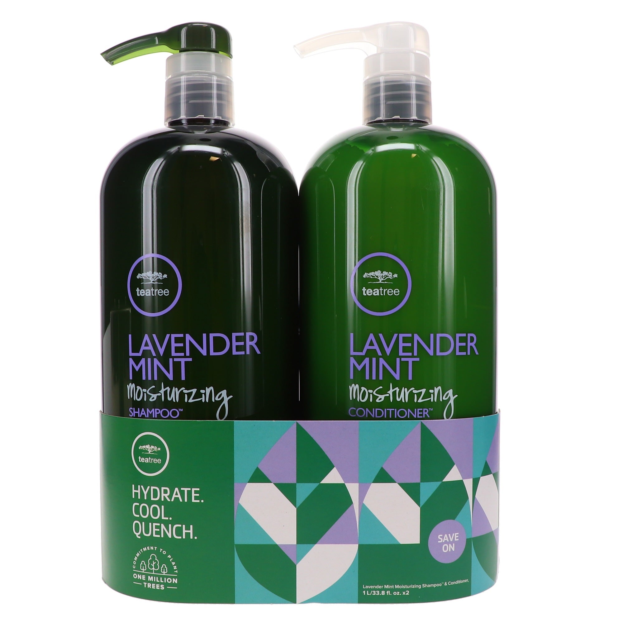 Paul Mitchell Tea tree Lavender Mint Liter DUO Pack 33.8oz