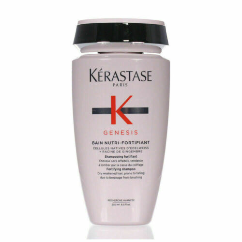 Kerastase Genesis Bain Nutri Fortifiant Strengthening Shampoo for Normal to Dry Hair 8.5oz/250ml