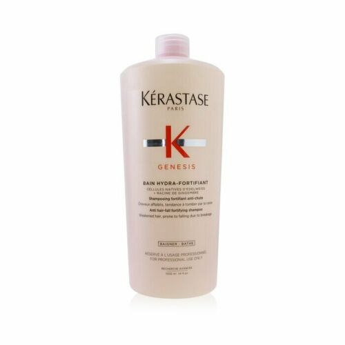 Kerastase Genesis Bain Hydra-Fortifiant Shampoo for Normal to Oily Hair 1000ml/34oz