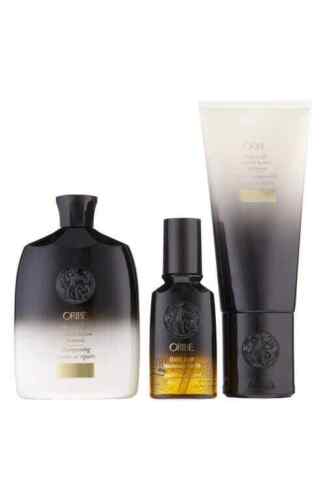 Oribe Gold Lust Repair & Shampoo 8.5oz ,Conditioner 6.7oz and oil 1.7oz SET